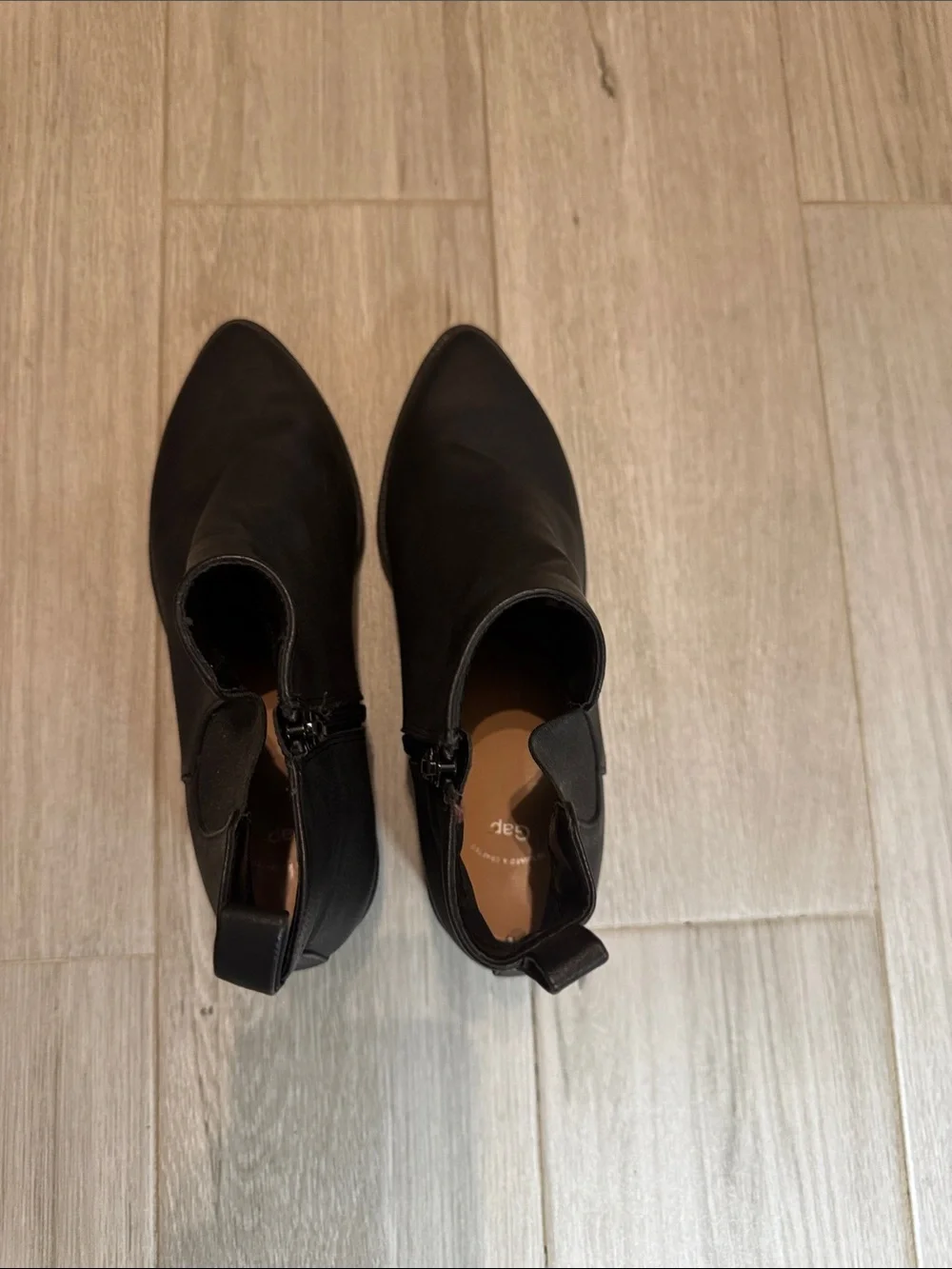 GAP Women's Black Pointed Ankle Booties